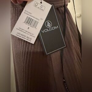 Volcom Ribbed Island Bopper Dress in Brown Taupe